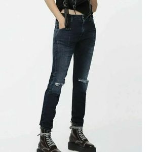 Diesel Women’s Denim Krailey JoggJeans Dark Blue Skinny Jeans 084XN Size 23